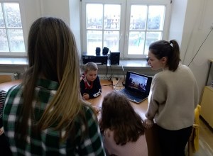 Rozmowa przez Skype z uczniami ze szkoły w Zruč nad Sázavou, Czechy 