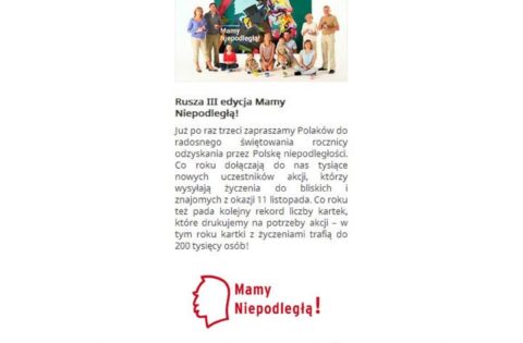 Mamy Niepodległą!
