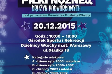 ŚWIĄTECZNY TURNIEJ PIŁKI NOŻNEJ