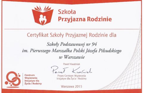 Szkoła Przyjazna Rodzinie