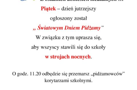 Światowy Dzień Pidżamy