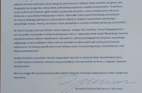 Jubileusz 90-lecia szkoły